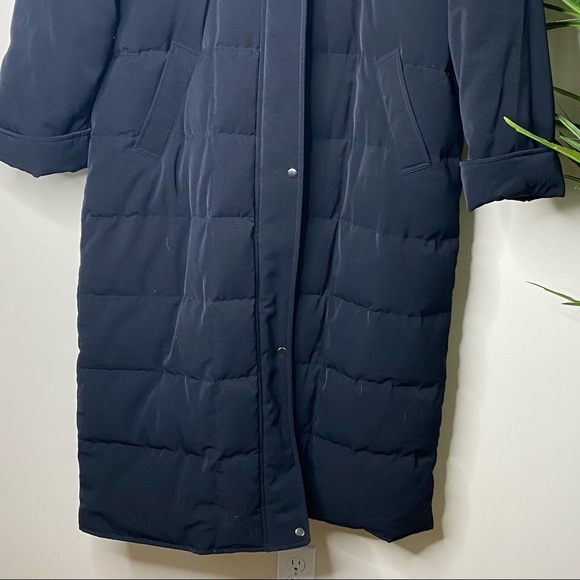 Anne Klein || Fox Fur Trim Hooded Down Coat; Size XL - Picture 10 of 14